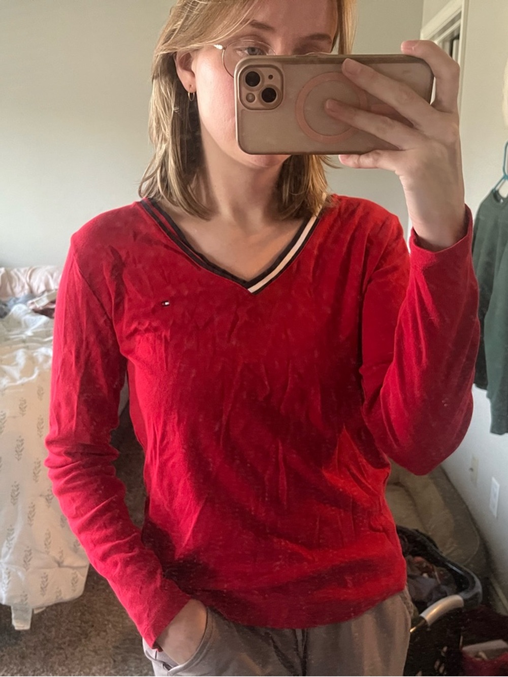 90s vibes Tommy Hilfiger long sleeve